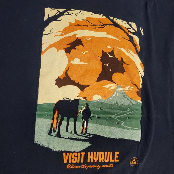 "Visit Hyrule" Zelda t-shirt - Picture 1 of 6